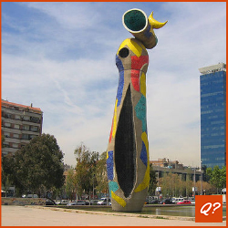 Pubquiz vraag Standbeeld Spanje Barcelona Kunstenaars 2000