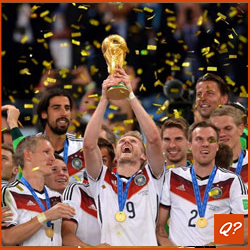 Pubquiz vraag Voetbal Brazilië Wereldkampioenschap Duitsland 2254